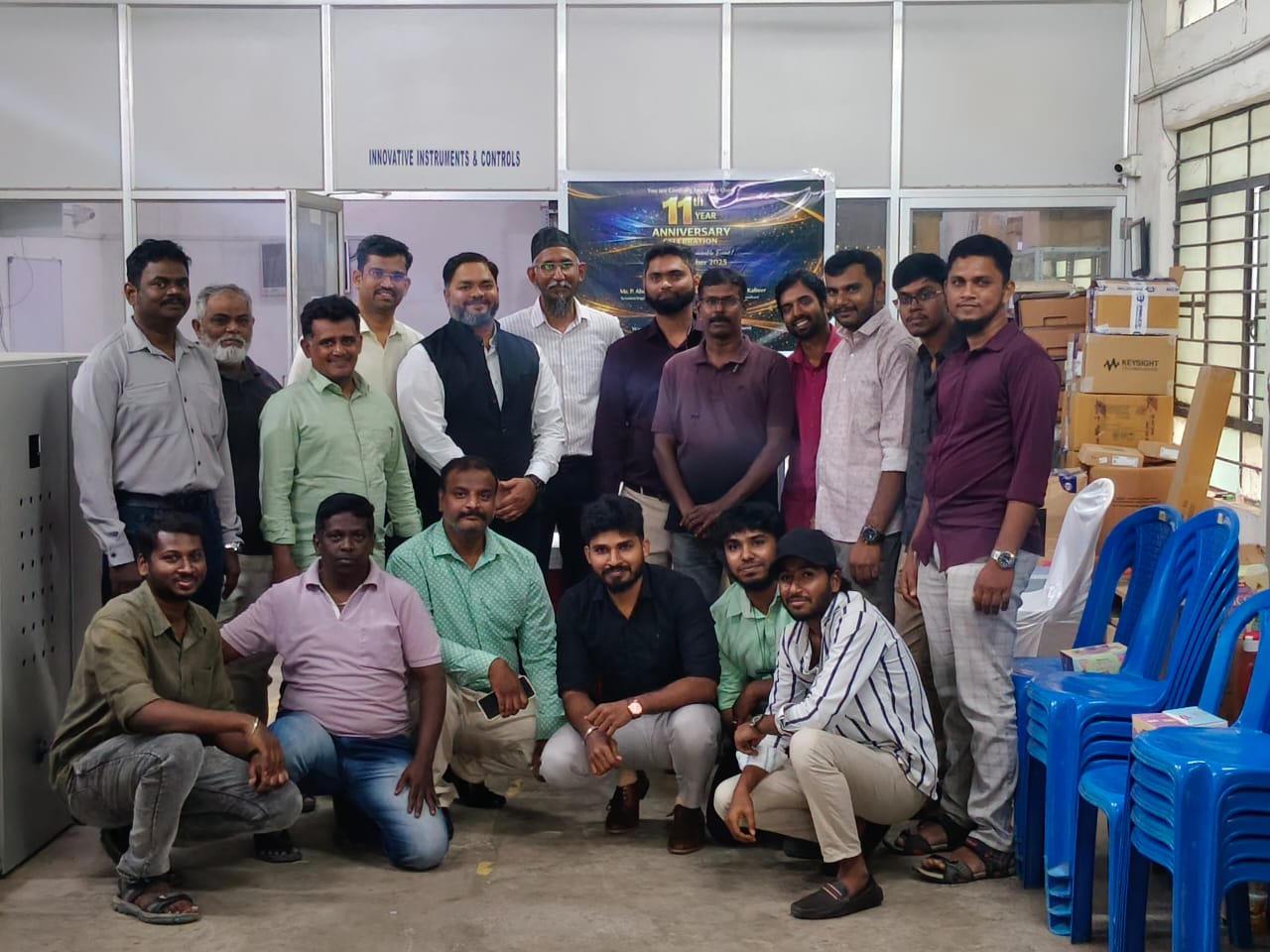 11th Anniversary Celebration industrial automation project photo PLC wiring Chennai Tamil Nadu